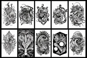 abstract tattoo idea