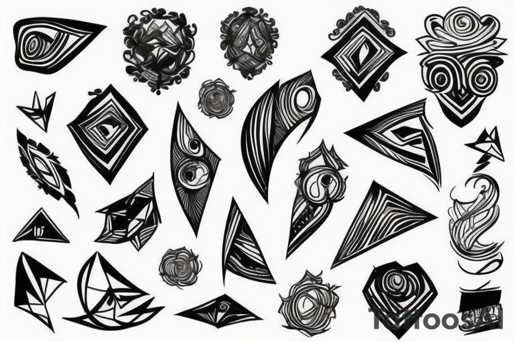abstract tattoo idea