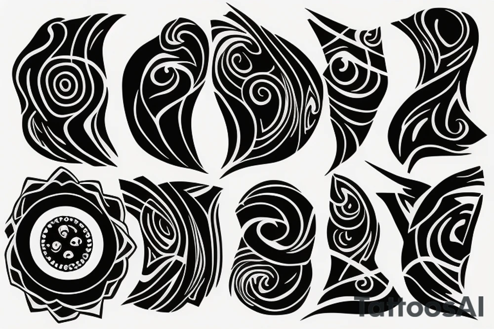 sunset tattoo idea