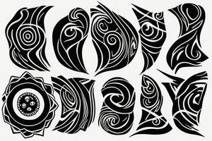 sunset tattoo idea