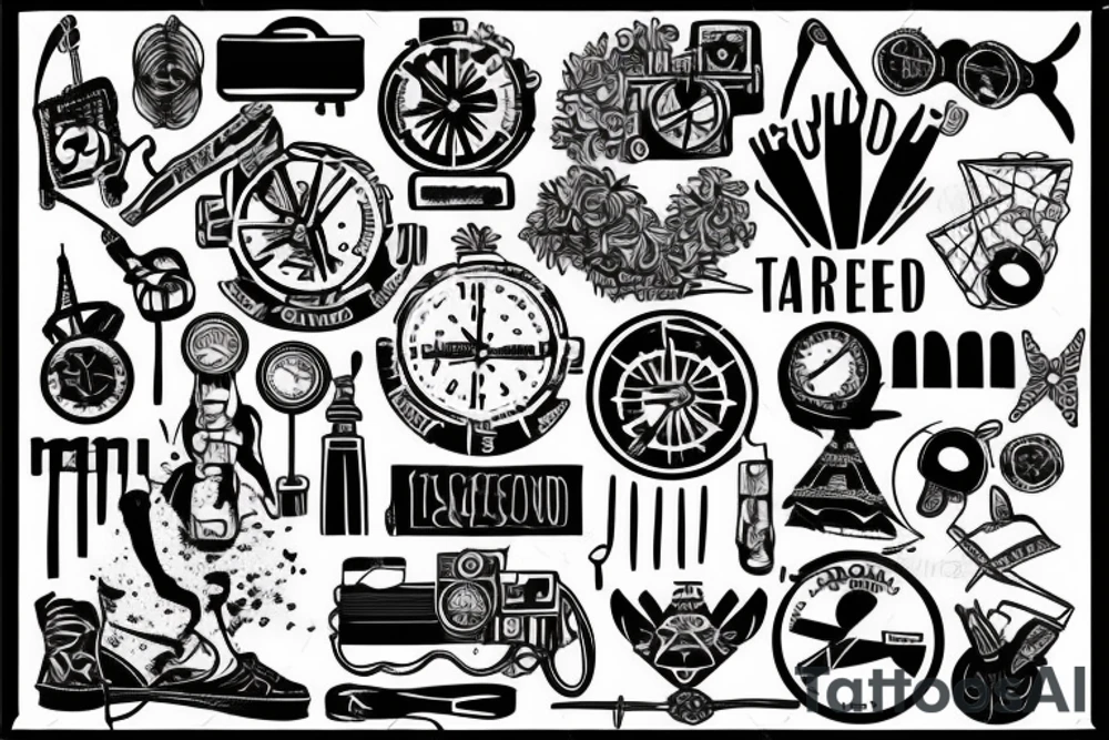 having freedom and travelling the world funded by forex tattoo idea
