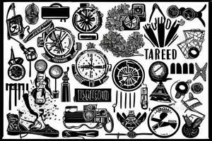 having freedom and travelling the world funded by forex tattoo idea