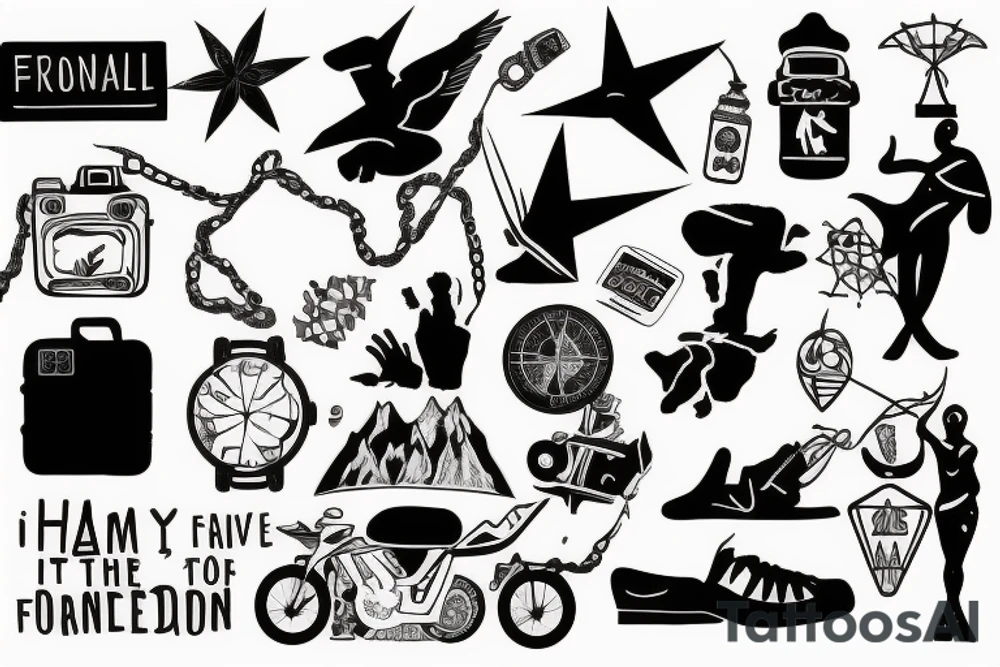 having freedom and travelling the world funded by forex tattoo idea