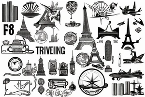 travelling the world funded by forex tattoo idea
