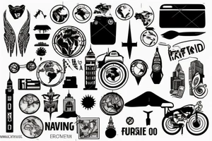 travelling the world funded by forex tattoo idea