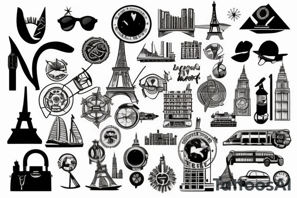 travelling the world funded by forex trading tattoo idea