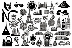 travelling the world funded by forex trading tattoo idea