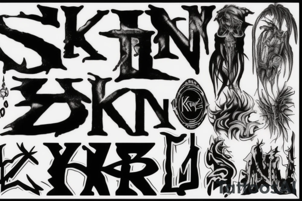 KoRn band logo tattoo idea