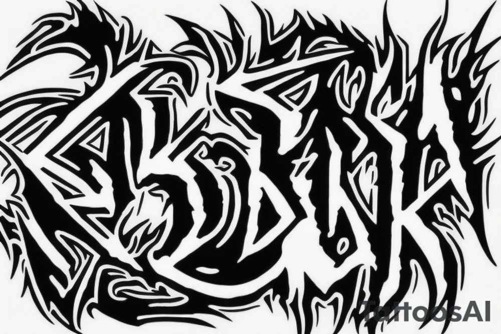 KoRn band logo tattoo idea