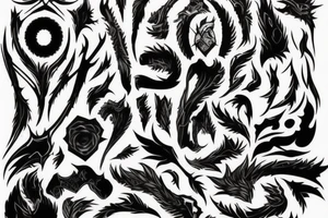 Deftones band logo tattoo idea