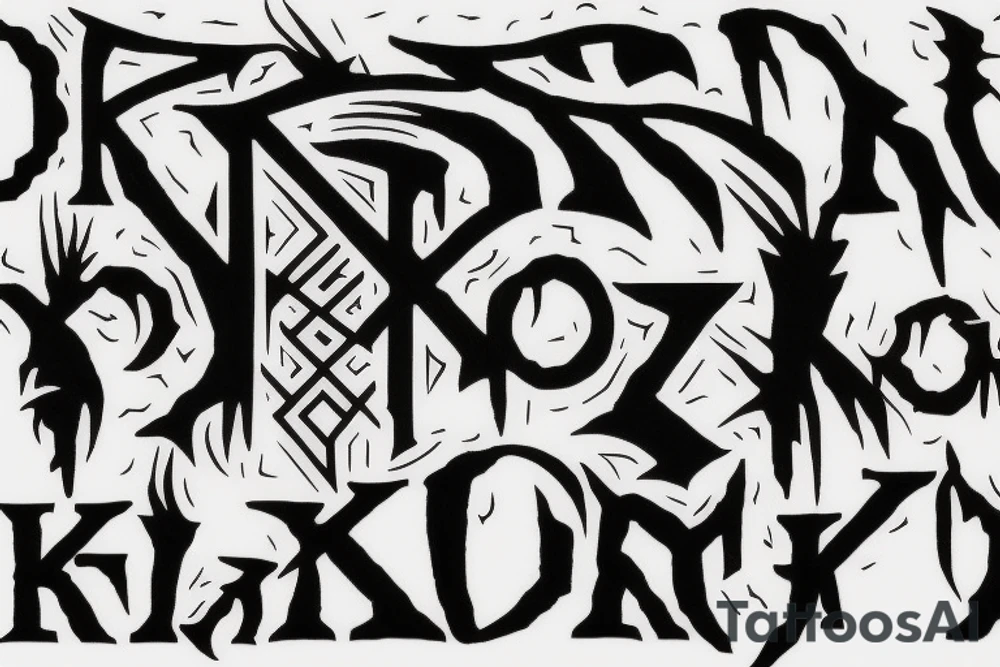 KoRn logo tattoo idea