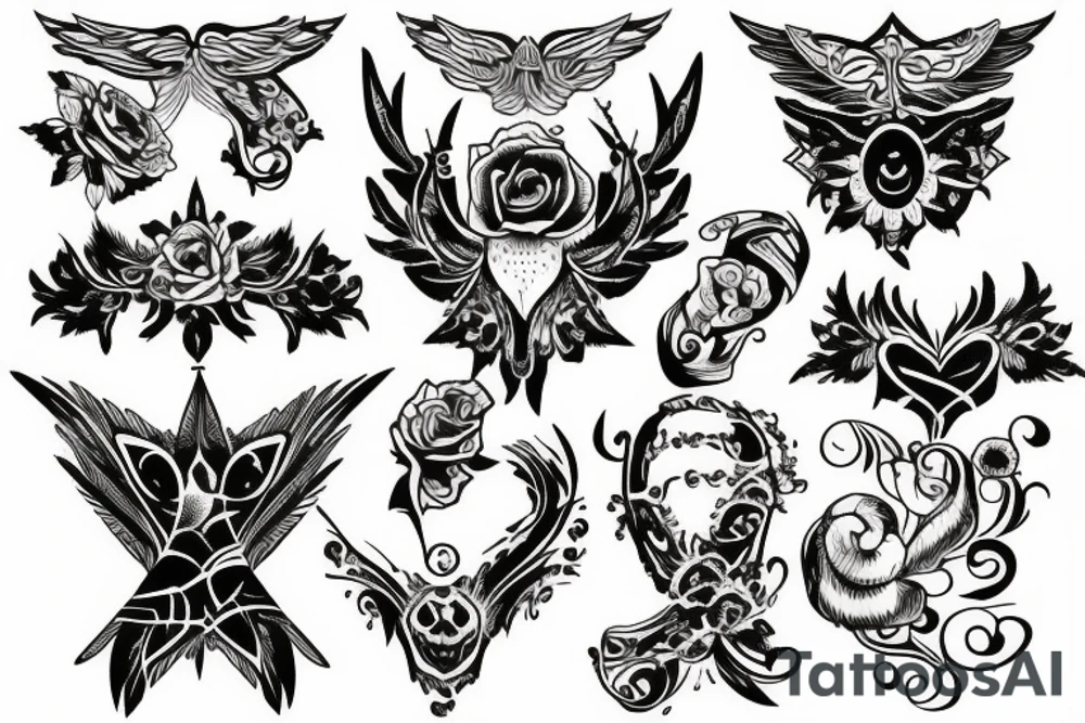 Cracks tattoo idea
