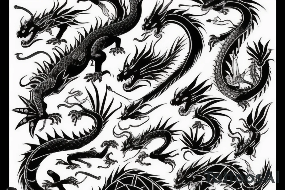 dragon tattoo idea