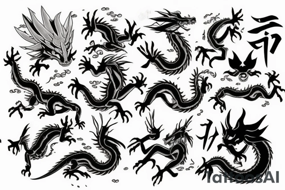 dragon tattoo idea