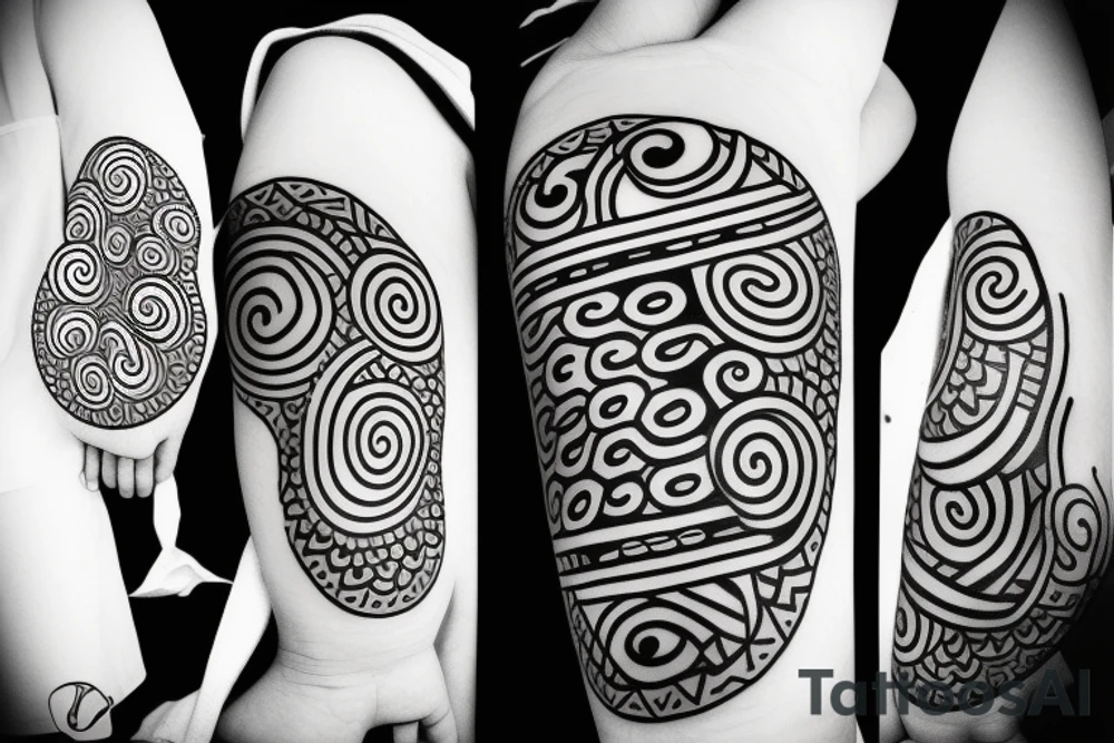 yin yang tattoo for introvert globetrotter tattoo idea