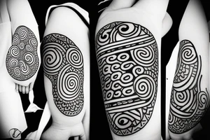 yin yang tattoo for introvert globetrotter tattoo idea