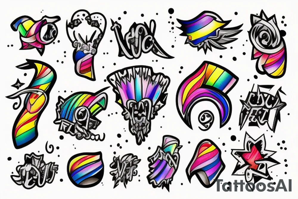Lucas light rainbow tattoo idea