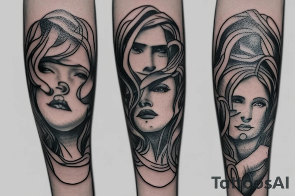 write helen and gidey with designs on my forearm tattoo idea