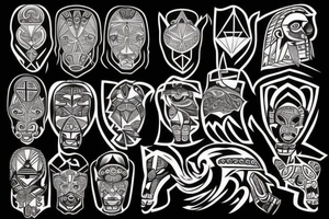 inca cross, incan condor tattoo idea