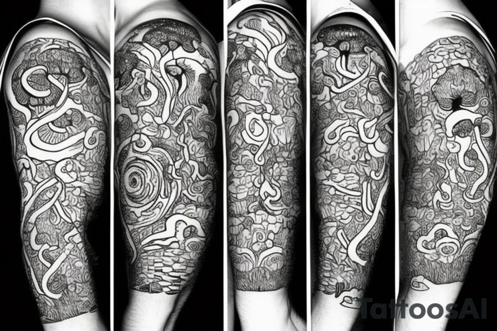 mushroom, outdoorsy, spiritual tattoo idea
