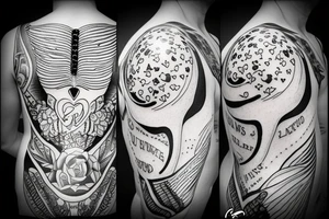 Something which shows courage power daring love and compation tattoo idea