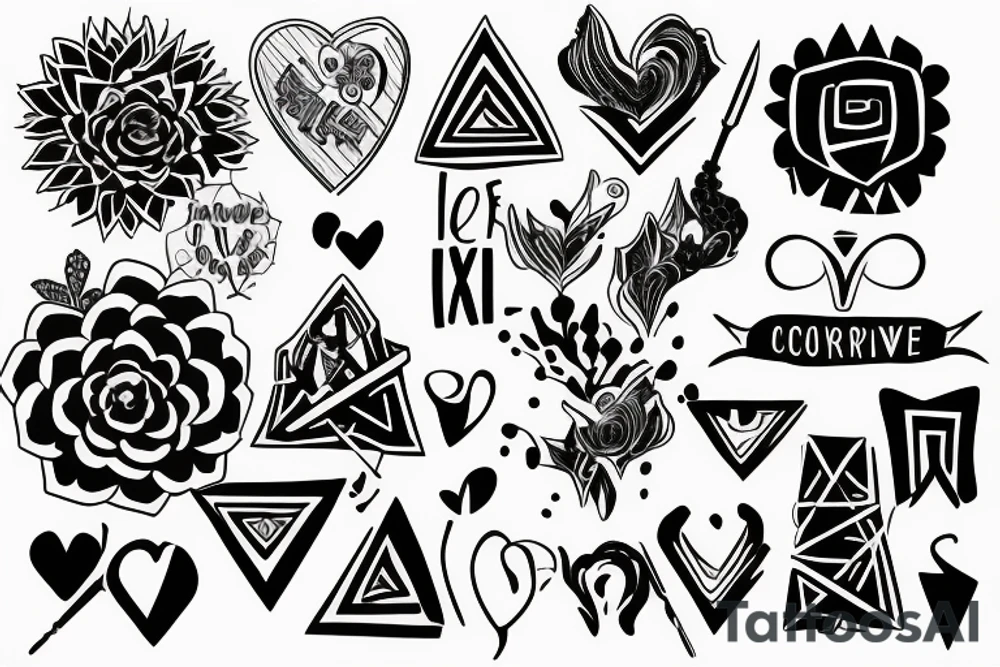 Something which shows courage power daring love and on hand tattoo idea