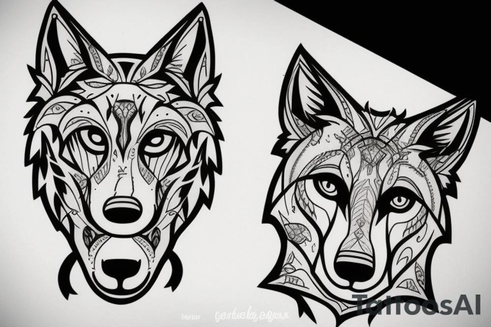 Forest, film, 3 clocks, wolf head tattoo idea