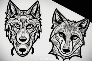 Forest, film, 3 clocks, wolf head tattoo idea