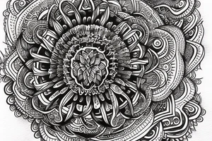 Mandala, quote in cursive, smoke, spine tattoo, long tattoo idea
