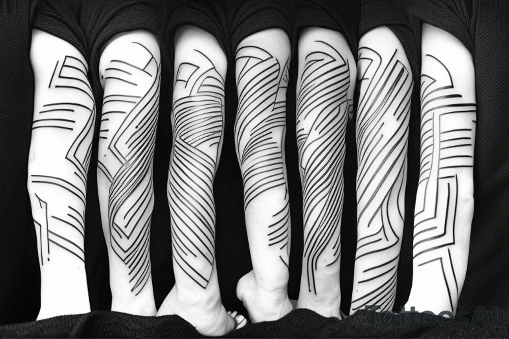 small lines tattoo idea