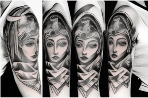 Greek mythology sleeve tattoo idea