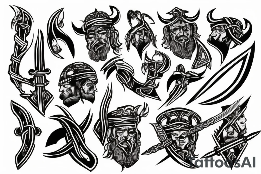 Viking meaning for victory tattoo idea