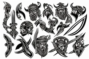 Viking meaning for victory tattoo idea