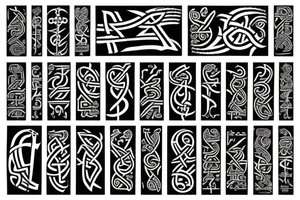 Viking script tattoo idea