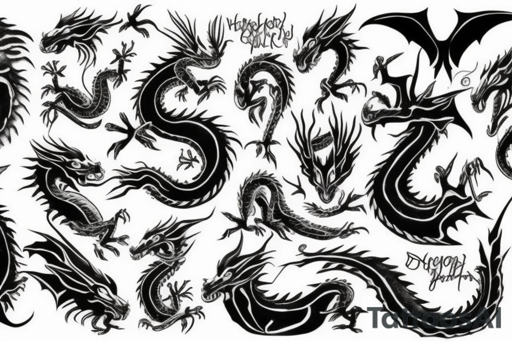 Dragon tattoo idea