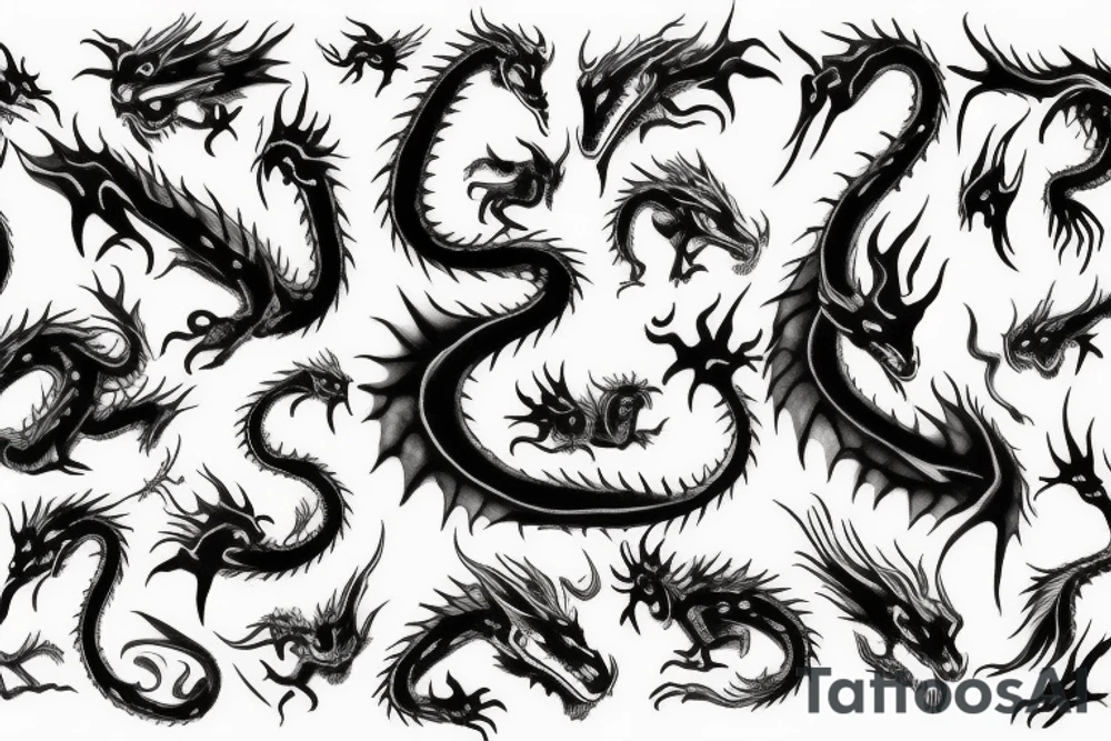 Dragon tattoo idea