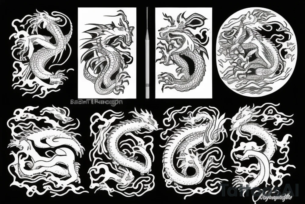 Dragon tattoo idea