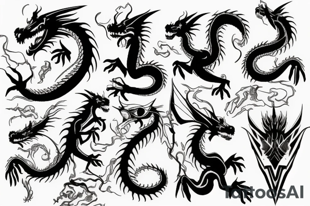 Dragon tattoo idea