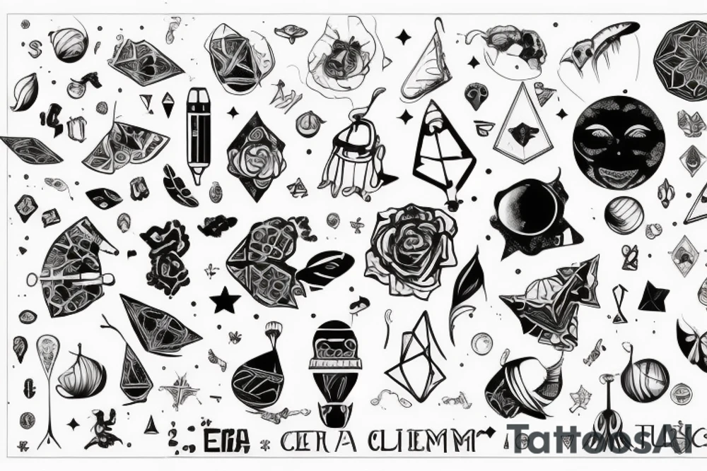 цифра семь, Теккен, душа, луна, единство, семья tattoo idea цифра семь, Теккен, душа, луна, единство, семья tattoo idea