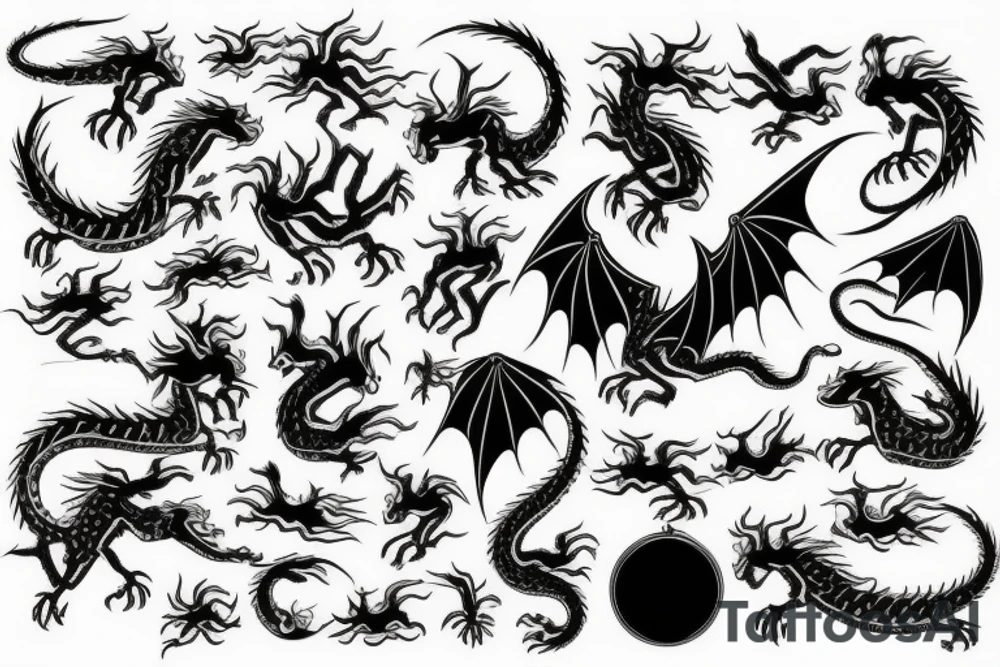 Dragon tattoo idea