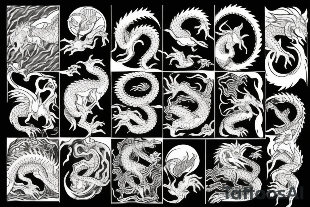 Dragon tattoo idea