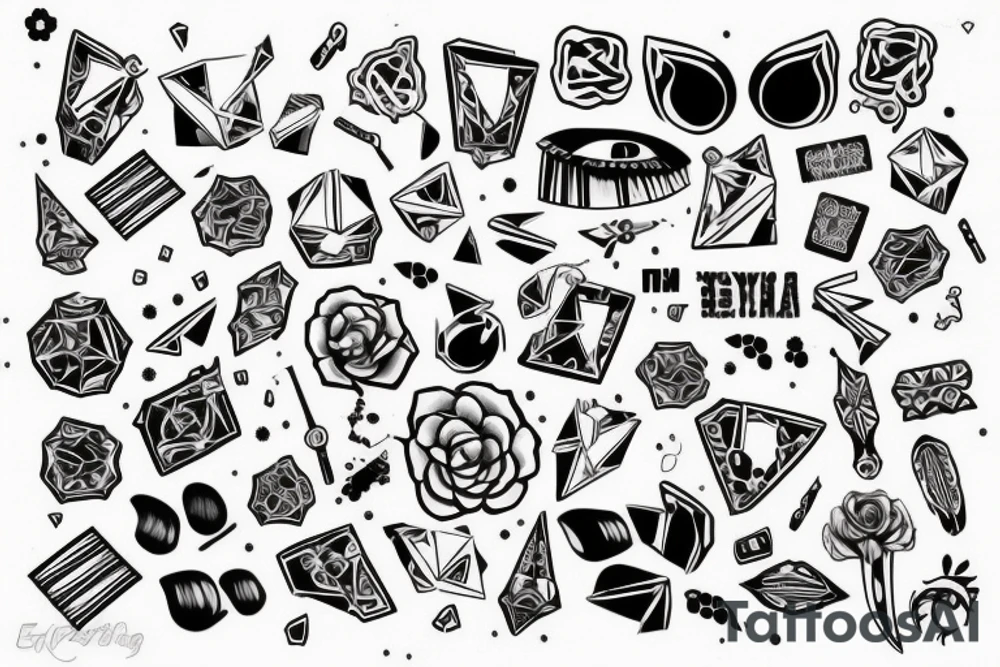 Теккен, душа, луна, единство, семья tattoo idea