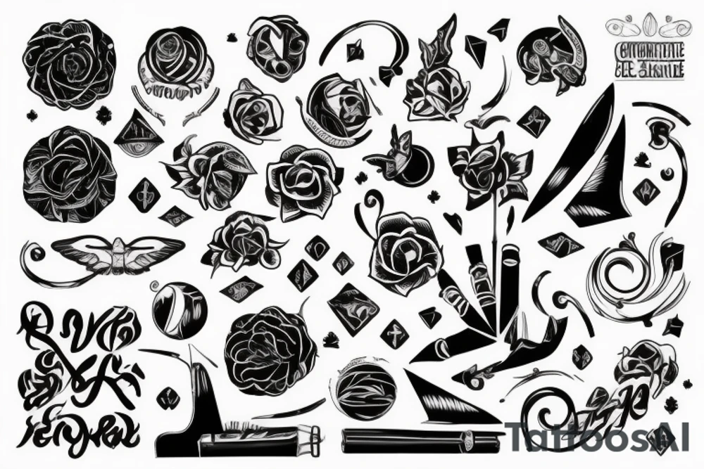 Теккен, душа, луна, единство, семья tattoo idea