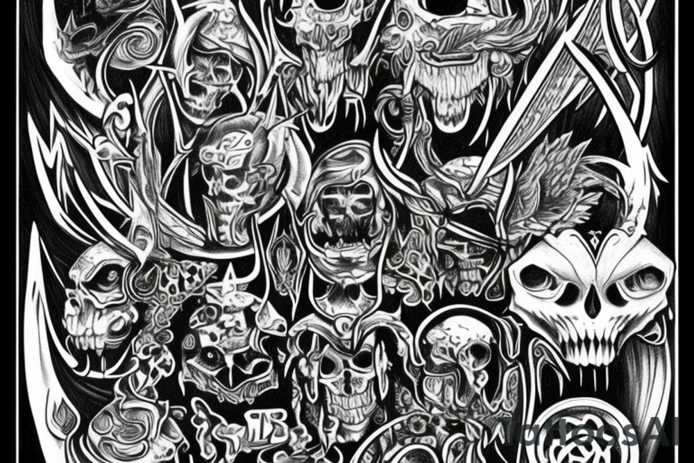 Gates of Valhalla tattoo idea