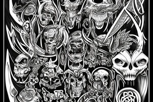 Gates of Valhalla tattoo idea