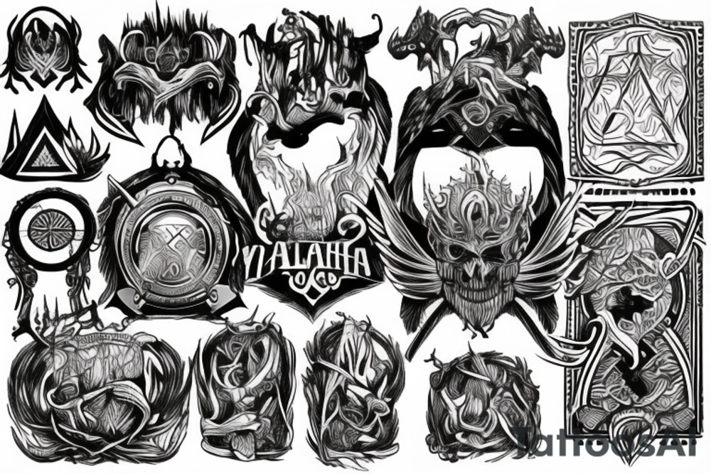 Valhalla tattoo idea
