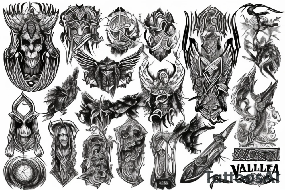 Valhalla tattoo idea