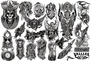 Valhalla tattoo idea
