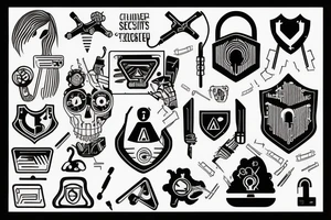 cyber security tattoo idea