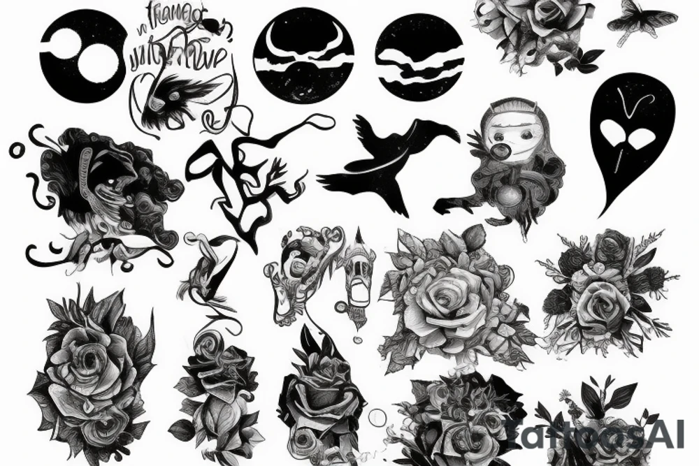 Feeling alone tattoo idea